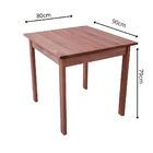 Mesa Quadrada Em Madeira 90x80cm Ultron
