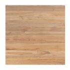 Mesa Quadrada Iron Tolix - 80 X 80 Cm - Cinza Escuro Com Tamp