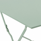 Mesa Quadrada Origami Flora Aço 71x70x70cm Verde Naterial