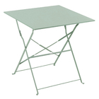 Mesa Quadrada Origami Flora Aço 71x70x70cm Verde Naterial