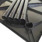 Mesa Quadrada Plástico Desmontável 90cm Preta + 4 Cadeiras Vi