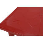 Mesa Quadrada Sancho Em Polipropileno Vermelho 80 Cm Tramonti
