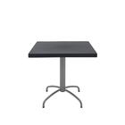 Mesa Quadrada Tramontina Gama 79 X 77 Cm Em Polipropileno Gra