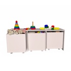 Mesa Rack Com Caixotes Baú Organizadores Analú 100% Mdf