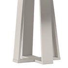 Mesa Redonda 4 Lugares Com Vidro 3mm De 100cm  Sem Cadeiras L