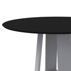 Mesa Redonda 4 Lugares Com Vidro 3mm De 100cm  Sem Cadeiras L