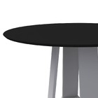 Mesa Redonda 4 Lugares Com Vidro 3mm De 135cm  Sem Cadeiras L