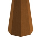 Mesa Redonda 4 Lugares Com Vidro De 117cm  Sem Cadeiras Chell