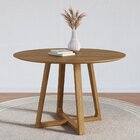 Mesa Redonda 4 Lugares Tampo Chanfrado Laminado 120x120cm Nor