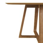 Mesa Redonda 4 Lugares Tampo Chanfrado Laminado 120x120cm Nor