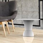 Mesa Redonda 60cmx60cm Nick  Branco