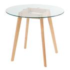 Mesa Redonda 80cm + 3 Cadeiras Cinza Escuro Cinza-escuro