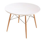 Mesa Redonda 80cm Eames Flórida Branco