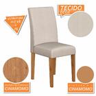 Mesa Redonda Com 4 Cadeiras Pérsia 0,9 Cin/pre/bege - Móveis