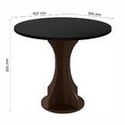 Mesa Redonda Com 4 Cadeiras Pérsia 0,9 Imb/pre/capu - Móveis