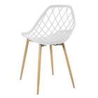 Mesa Redonda Com Tampo De Vidro 100 Cm + 4 Cadeiras Clarice C