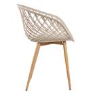 Mesa Redonda Com Tampo De Vidro 80 Cm + 3 Cadeiras Clarice Ne