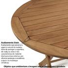 Mesa Redonda Dobrável 120cm P/área Externa Eucalipto - Jatob
