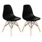Mesa Redonda Eames 70 Cm + 2 Cadeiras Eiffel Dsw Mesa Branca