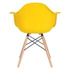 Mesa Redonda Eames Com Tampo De Vidro 100 Cm + 2 Cadeiras Eif