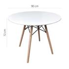 Mesa Redonda Eames Eiffel 90cm - Branca