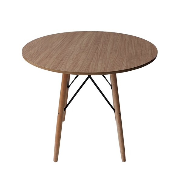 Mesa Redonda Eames Eiffel K&k Amadeirado Truffel