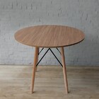 Mesa Redonda Eames Eiffel K&k Amadeirado Truffel