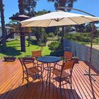 Mesa Redonda Em Alumínio  - Ma84.p