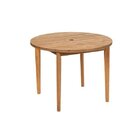 Mesa Redonda Em Madeira Maciça 75cmx100cm Ipanema Mestra Móve