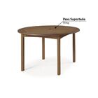 Mesa Redonda Export 100cm Para Área Externa Eucalipto