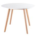 Mesa Redonda Leda - 100 Cm - Branco