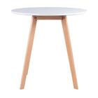 Mesa Redonda Leda - 70 Cm - Branco