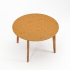 Mesa Redonda Madeira Maciça Tampo Laminado 4 Lugares Tarsila