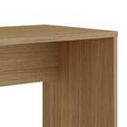 Mesa Redonda Para Reunião 110cm Escritório Marrom Fresno