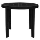 Mesa Redonda Plástica 90cm Guinea Preta