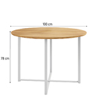 Mesa Redonda Renata 1m Artefamol