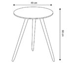 Mesa Redonda Retrô Letícia D Less