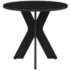 Mesa Redonda Retro Sun Preto