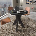 Mesa Redonda Retro Sun Preto