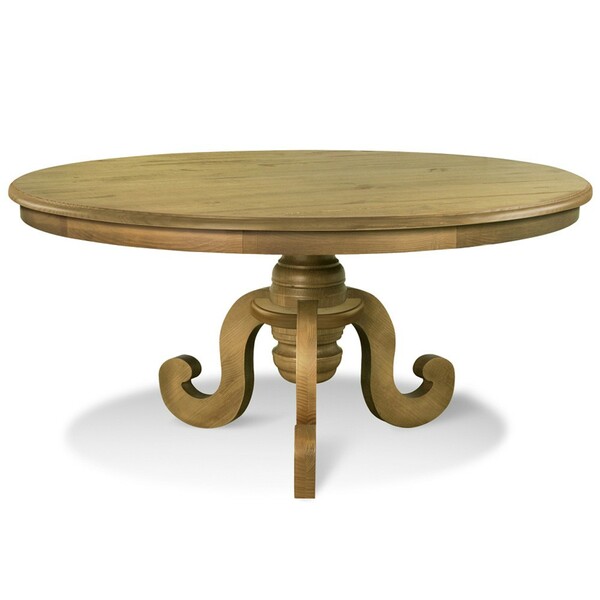 Mesa Redonda Sala De Jantar 8 Lugares Mariah 160cm Pé Tornead