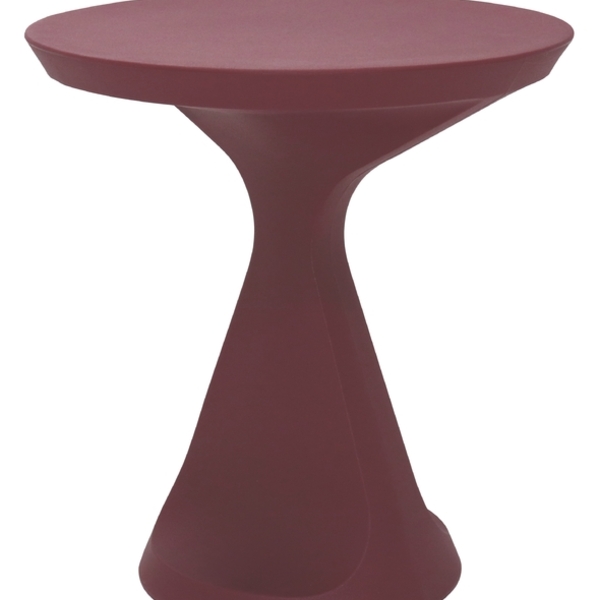 Mesa Redonda Salut Em Polietileno Marsala Tramontina