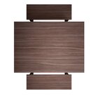Mesa Refeitório 4 Lugares com 2 Bancos Metal Wood Design Carv