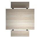 Mesa Refeitório 4 Lugares com 2 Bancos Metal Wood Design Fres