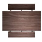Mesa Refeitório 6 Lugares com 2 Bancos Metal Wood Design Carv