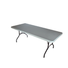 Mesa Refeitório Dobrável Polietileno Branca