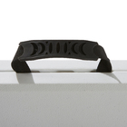 Mesa Resina Dobravel 1,80m² Branco e Cinza Naterial