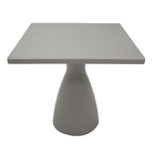 Mesa Resina Quadrada Flut 50,0x50,0 Concreto