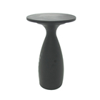 Mesa Resina Redonda Flut 56,2x56,1cm Cinza