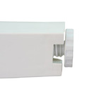 Mesa Resina Retangular Miami Branco 131X89cm  Grosfillex