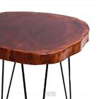 Mesa Resinada De Centro/ Cabeceira Cardiff - Madeira Maciça E